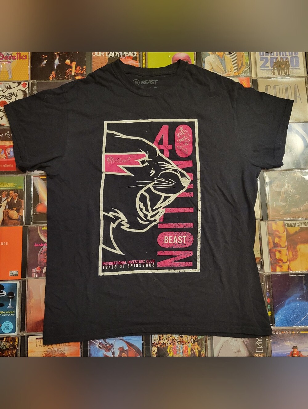 Signed Mr Beast 40 Million Subscriber Shirt